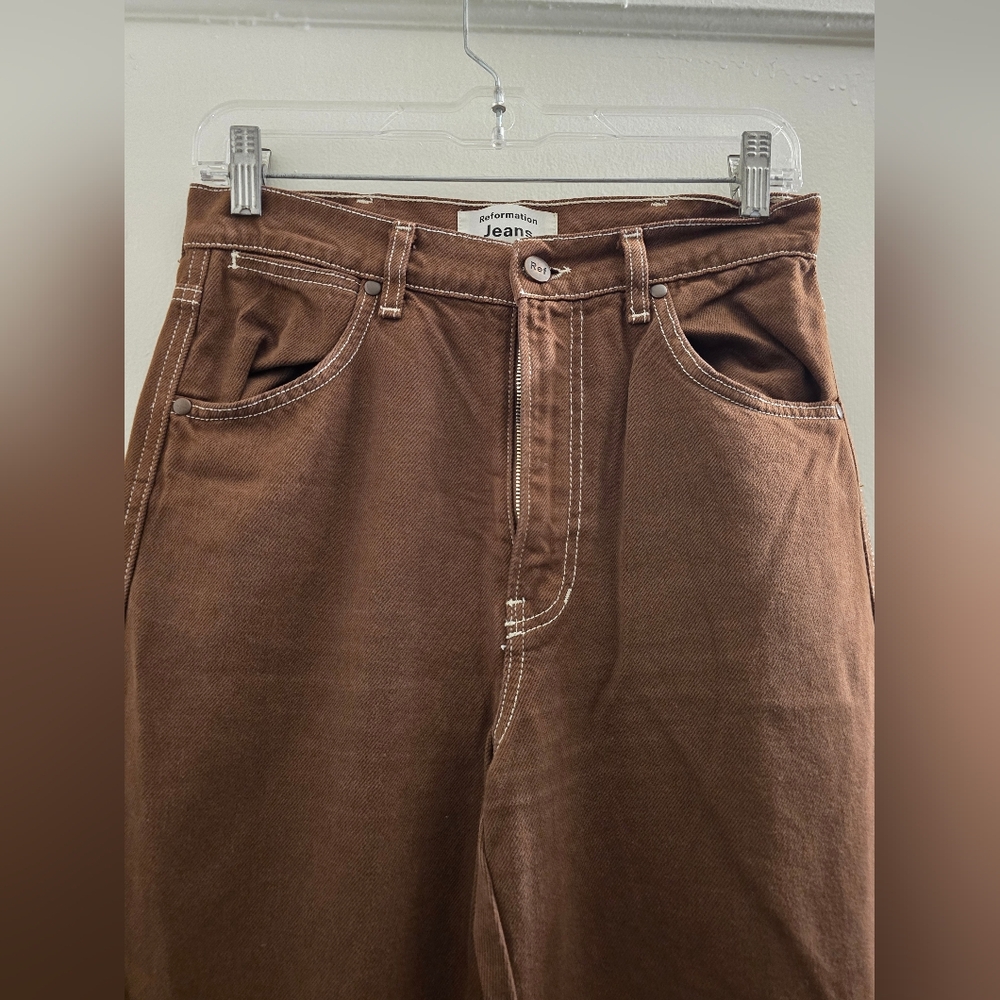 Reformation Cowboy High Rise Straight Jeans - Picture 3 of 8